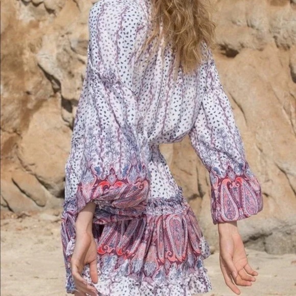 MISA Los Angeles
Elisabetta Paisley Peasant Dress (6) - Picture 7 of 12